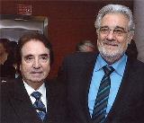 Con Plácido Domingo