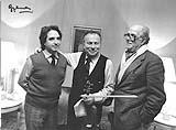 García Asensio con Szeryng y Montsalvatge